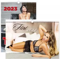 Erotiek C163-22-23 Flirt 2022 Kalpa Wandkalender + gratis Topgirls 2023