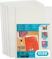 Elba M-Star Zichtmap L-Model, A4, PVC, 150 micron, Melkwit (pak 10 stuks)
