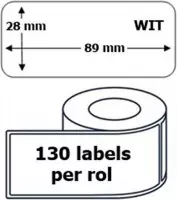 100x Dymo 99010 compatible 1300 labels