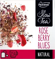 Pickwick Slow Tea Rose Berry Blues Pak 25 theezakjes van 3 gram