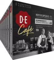 Douwe Egberts D.E Café Espresso Koffiecups - Intensiteit 9/12 - 10 x 20 Capsules