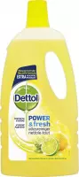 Dettol - Power & Fresh - Allesreiniger - Citrus - 8 x 1 Liter