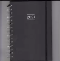 Agenda 2021 A5 basis spiraal zwart