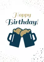 Pakket van 10: Hoppy Birthday verjaardagskaart