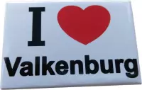 Koelkast magneet I love  Valkenburg