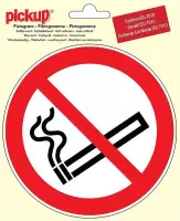 Pickup Pictogram rond diameter 15 cm - Verboden te roken