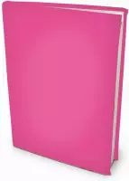Rekbare Boekenkaft - Roze - A5 - Set van 2 - schoolcampus - school/ Multicolor
