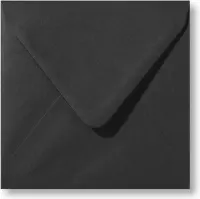 Envelop 16 x 16 Zwart, 100 stuks