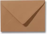 Envelop 8 x 11,4 Bruin, 60 stuks