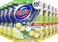 Glorix Power 5 Toiletblokken - Citroen - 9 stuks - Voordeelverpakking