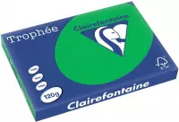 4x Clairefontaine TrophÃ©e Intens A3 biljartgroen,  120gr, 25 vel