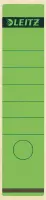 14x Leitz rugetiketten 6,1x28,5cm, groen