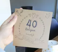 Handgemaakte wenskaarten, Handlettering, handmade cards, wenskaarten