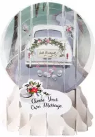 Pop-up Snow Globe Wedding Car