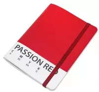 Balvi Notitieboekje Passion Red A6 Formaat Papier Rood