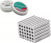 Super sterke magneten - 4 x 3 mm (25-stuks) - Rond - Neodymium - Koelkast magneten - Whiteboard magneten – Klein - Ronde - 4x3mm