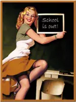 School Is Out Magneet
