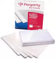 Pergamy thermische omslagen ft A4, 6 mm, pak van 100 stuks, wit
