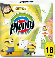 Plenty Minions keukenpapier - limited edition - 18 rollen - extra grote rollen