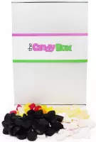 The Candy Box - Beetje van alles wat  - Snoep & Snoepgoed cadeau doos - 0,5kg - honing drop - roomboter wafels - fruitmix - hartjes -