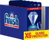 Finish Glans Protector Vaatwasmiddel -  300 Wasbeurten - 6 Stuks