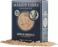 Wasvlokken van witte Marseillezeep (Savon de Marseille) voor de hand- en machinewas 750 gram - zonder palmolie en volledig biologisch afbreekbaar - zeepvlokken - Marseille zeep - v