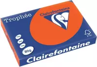 3x Clairefontaine TrophÃ©e Intens A3 kardinaalrood, 80gr, pak a 500 vel