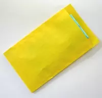 Papieren zakjes geel 12 x 19 cm 1000 st