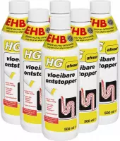 HG Vloeibare Ontstopper 6 x 500 ml Voordeelverpakking