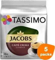 Tassimo - Jacobs Caffè Crema Classico - 5x 16 T-Discs