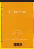Aanvulling A5 DotPad Notitiepapier voor Planners – 80 Vel =  160 Pag. Wit 120 g/m² Papier