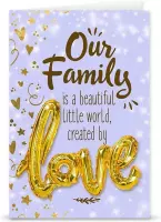 Love ballon "Our family"