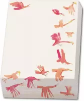 Bekking & Blitz - Memoblok - Memo blocnote - Notitieblok - Kunst - Birds of Desire - Martit Törnqvist - Uniek design