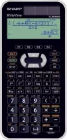 Sharp EL-W550XG Wetenschappelijke schoolcalculator (4-regelig display, 335 functies, D.A.L.-invoer) zwart