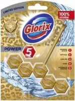 Glorix WC blok Gold & Fresh - Limited Edition - 5 stuks