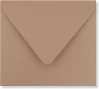 Envelop 12,5 x 14 Bruin, 60 stuks