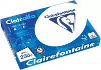 6x Clairefontaine Clairalfa presentatiepapier A4, 250gr, pak a 125 vel