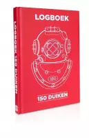 Logboek 150 Duiken - Hardcover - Rood