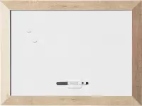 3x Bisilque Kamashi magnetisch whiteboard met naturel kader