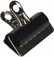 LPC Papierklem Bulldog clip - zwart - 54 mm -20 stuks