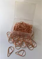 ProductGoods - Paperclips Druppel Koperkleurig -2,5 cm - 50 stuks