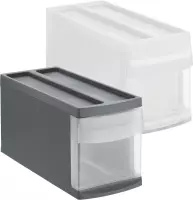Rotho combi-ladekast SYSTEMIX enkel compartiment (breedte 17cm) antraciet
