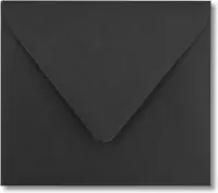 Envelop 12,5 x 14 Zwart, 60 stuks