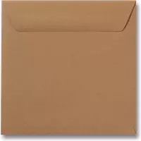 Envelop 19 x 19 Bruin, 60 stuks