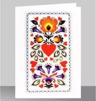 Forever Cards Wenskaart Orange Flower Burst