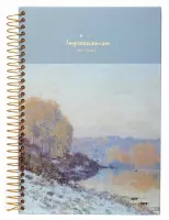 D5347-2 Kalpa Notitieboek A4 spiraal Impressionisten Meer