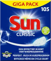 Sun Classic Normaal Vaatwastabletten - 6 x 105 tabletten - Voordeelverpakking
