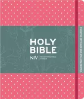 NIV Pink Polka Dot Journalling Bible with Unlined Margins