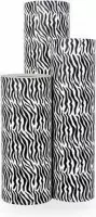 Cadeaupapier Zebra - Rol 30cm - 200m - 70gr | Winkelrol / Toonbankrol / Geschenkpapier / Kadopapier / Inpakpapier