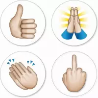 Design koelkastmagneetjes Emoji Hands
